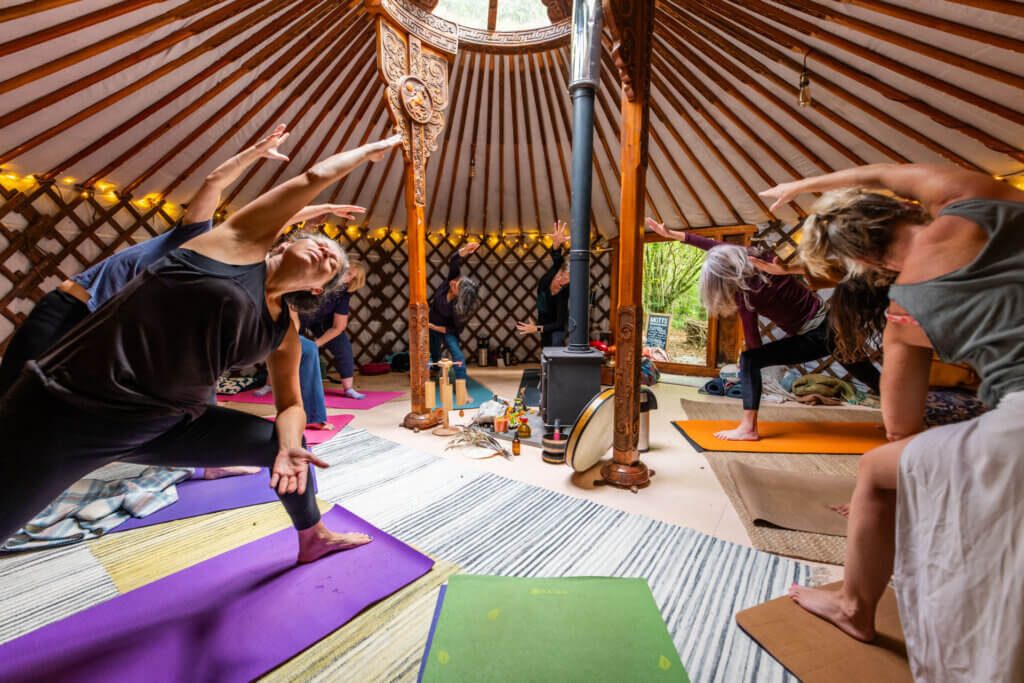 Rame Yoga session at Menheniot